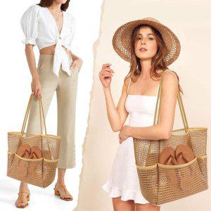 여성숄더백 실버백 메쉬 숄더백 망사 대학생가방