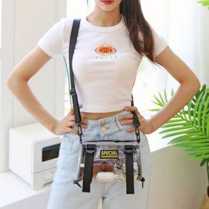 원통 핸드백 토트백 정장 PVC 데일리백 하객