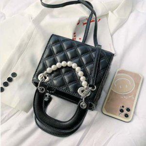 사각 진주 캐주얼백 여자가방 백 크로스백 에코