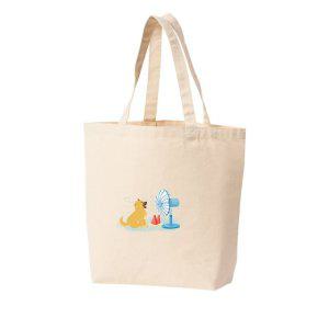 에코백 토트백 여름 강아지 피서 선풍기 수박 더위 피하는법 그림 다양한 사이즈