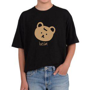 오버핏반팔티 곰얼굴 곰인형 얼굴 BEAR 귀여운 큰곰 작은곰 그림 모든사이즈