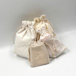 면 8X10cm 파우치 복조리 린넨 천 광목 더스트백 주머니 가방