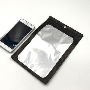 은박 인기 지퍼팩 16cmX24cm 걸이형 반투명 지퍼백 블랙 악세사리포장