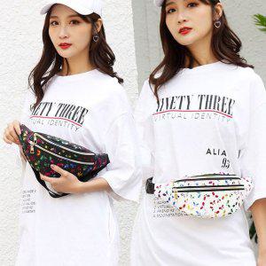 나들이가방 중년여성 여행가방 나비홀로그램 힙색