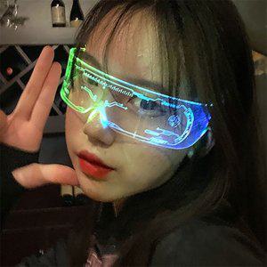 LED 선글라스 안경 LED 외계인 인싸 특이한 선글라스 웃긴 파티 졸업사진컨셉 신박한 선물