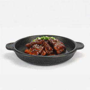 닭갈비 갈비찜 주물럭용 원형 양수 볶음요리팬