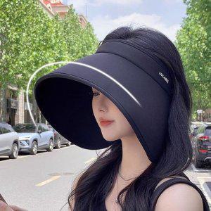 UV차단 창넓은모자 캐디모자 농사모자 여성 돌