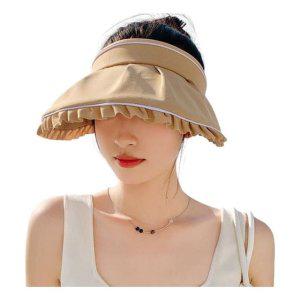 썬캡 창넓은모자 와이드썬캡 크로스백 넓은챙썬캡