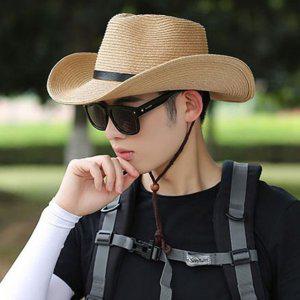 바닷가 유아모자 여름모자 밀짚 외출 남자 등산