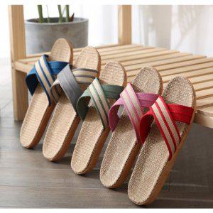 왕골 여름 캐주얼 라탄 엠보싱 필수템 크로스 슬리퍼