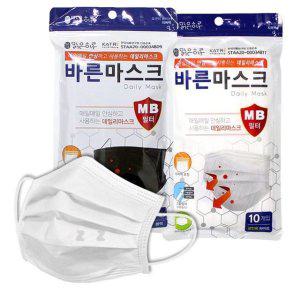바른마스크일회용10매입