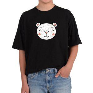 기능성메쉬 반팔티 마냥 웃고있는 곰 아저씨 그림 모든사이즈