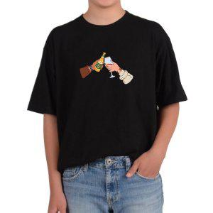 기능성메쉬 반팔티 양주 와인 친구 우정 파티 그림 모든사이즈