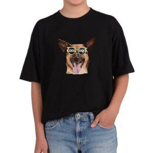 기능성메쉬 반팔티 강아지 COOL DOG 안경 그림 모든사이즈