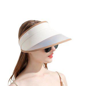 창큰 자외선차단 바이저 돌돌이 골프 남자 모자