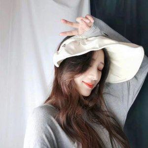 햇빛차단 모자 용품 자외선차단 여자 일모자 넓