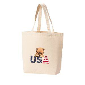 에코백 토트백 아기곰 USA 미국 BEAR 아메리카 그림 다양한사이즈