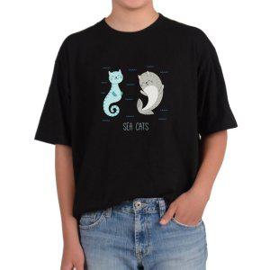 오버핏반팔티 바다표범 물개 sea cat 인천 그림 모든사이즈
