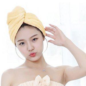 헤어 타올 머리수건 빠른 흡수력 극세사 헤어드라이 타월 수건타올 마이크로파이버 긴머리용 빨리