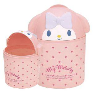마이멜로디 입체 미니 탁상 휴지통 1P 작은 쓰레기통