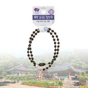 불교용품 팔찌 오닉스 목탁 안정 화해 띠 염주 돼지