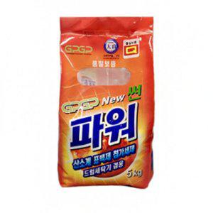 세탁 가루 세제 1개 빨래 세탁기 찌든떄 5kg 세탁세제대용량 가루세제