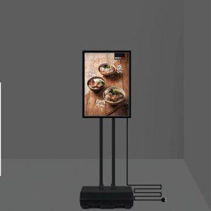 삼화 LED 라이트패널 물통형 입간판 메뉴판 스탠드 A2 광고판 조명용메뉴판