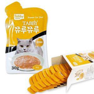 고양이 간식 파우치 영양식 츄르 치킨 30g 12개 고양이캔 고양이간식캔