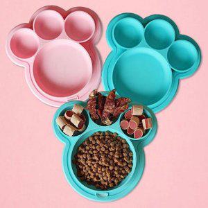 강아지 고양이 밥그릇 사료 식기 간식 스탠드 민트 강아지물통급수기