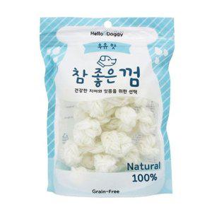 헬로도기 개껌 강아지 실타래 우유껌 애견 간식 M 10p 강아지간식 강아지껌