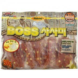 강아지 간식 애견 육포 치즈 사사미바 500g 강아지간식대용량 반려견간식