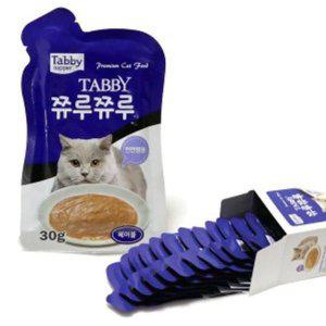 고양이 간식 파우치 영양식 츄르 헤어볼 30g 12개 고양이캔 고양이습식사료