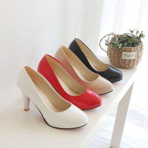 여자 하이힐 킬힐 구두 신발 여성힐 굽 8 5cm 4컬러 여성구두 펌프스힐