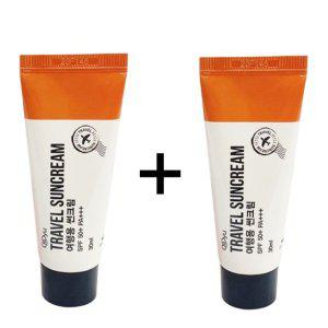1+1 휴대용 썬크림 30ml 자외선차단 SPF50+ 여행용 선블럭