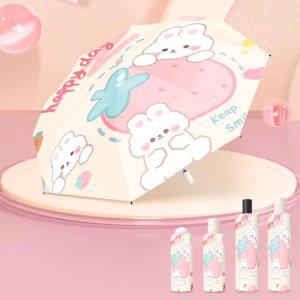 디자인 3단 어린이우산 여성우산 양우산 자동