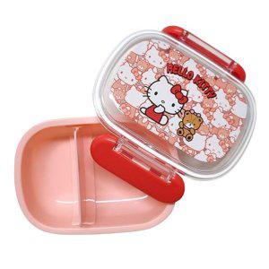 1단 돔형 도시락통 헬로키티 숨바꼭질 270ml 1P 점심