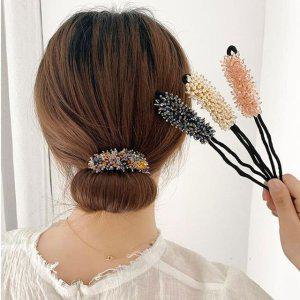 머리끈 헤어끈 밴드 직장인헤어 와이어 올림 헤