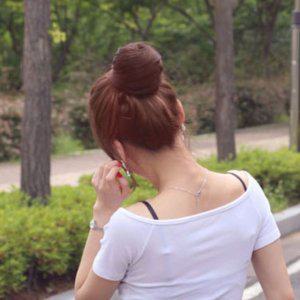 곱창 올림 헤어끈 업스타일 끈 가발 여신 머리