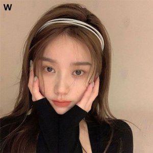 진주헤어밴드 헤어용품 곱창머리끈 머리끈 머리핀