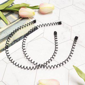 철사 금속머리띠 웨이브 헤어띠 머리띠 여성용