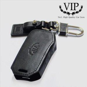 VIP 기아 키케이스 가죽키홀더 4버튼 천연가