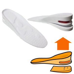 에어캡 2단분리 5cm 키높이깔창 화이트 남여프리깔창 운동화 구두 신발 키높이
