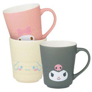 산리오 도자기 머그컵 260ml 1P 캐릭터 물컵 머그잔
