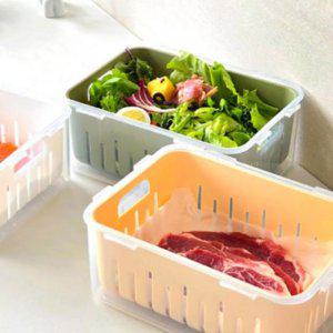 대용량 채소 물빠짐 야채 보관 밀폐 정리 용기 5L
