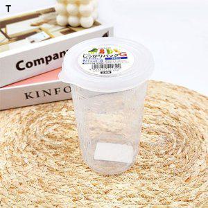 반투명 식품 보관 밀폐 용기 540mL 나카야 비닐통 밀폐형 식료품 저장통