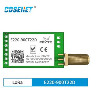 LLCC68 LoRa 868MHz 915MHz 무선 모듈 22dBm 장거리 5km CDSENET E220-900T22D SMA-K UART RSSI 송신기 수신기 DIP