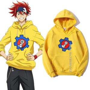 Takerlama SK8 인피니티 까마귀 Reki 코스프레 옐로우 여성 남성 스웨터 캐주얼 streetwear 풀오버 코트 플러스 사이즈 후드
