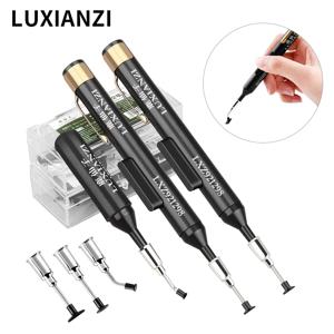 LUXIANZI 진공 흡입 펜 키트(3개의 빨판 IC 포함) SMD 핀셋 픽업 도구 리무버 빨판 펌프 솔더 디솔더링 ​ 빨아먹는 펜