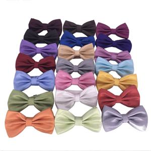 HUISHI 남성용 나비 넥타이 Bowtie 솔리드 컬러 패션 나비 넥타이 연회 파티 Bowties 블랙 골드 레드 로얄 블루 와인 넥타이 남자
