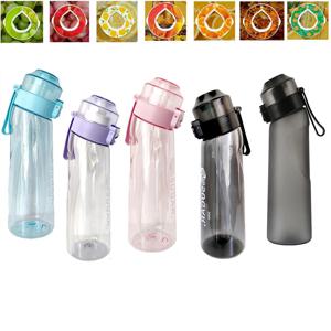 야외 캠핑 피트니스용 과일 향기 포드 물컵, 스포츠 올업 음료병, 7 가지 맛 물병, 650ml